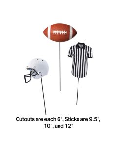 Football Party Centerpiece Sticks