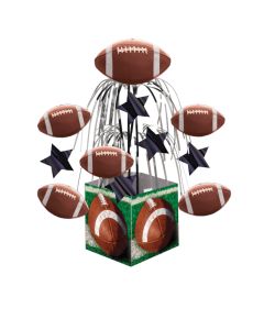 Football Foil Cascade Centerpiece