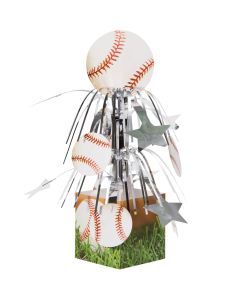 Sports Fanatic Baseball Foil Cascade Centerpiece