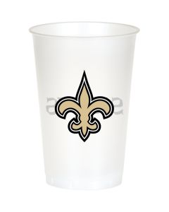 New Orleans Saints 20 oz plastic cups