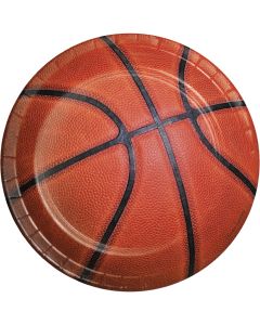 Sports Fanatic Basketball 7" plates
