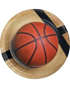 Sports Fanatic Basketball 9" plates